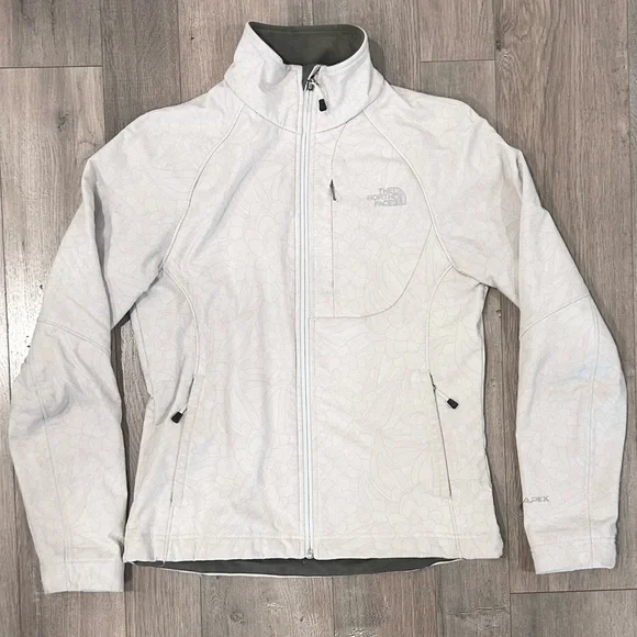 The North Face Women's Cream Softshell Utility Jacket - Picture 1 of 8